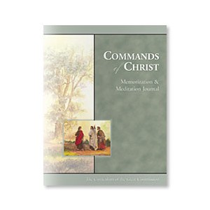 Commands of Christ Memorisation and Meditation Journal