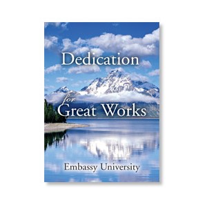 Dedication for Greater Works